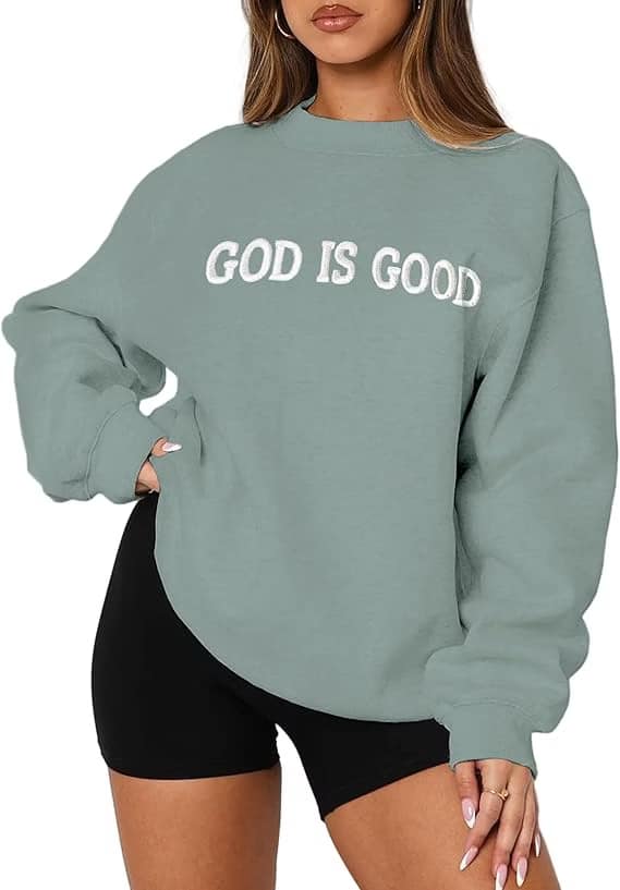 Sudaderas cristianas grandes para mujer